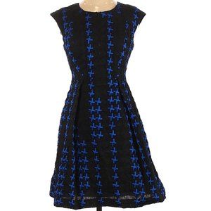 Milly Black & Blue Dress